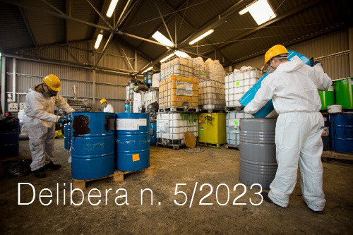 Delibera n 5 11 ottobre 2023 Delibera n 5 11 ottobre 2023