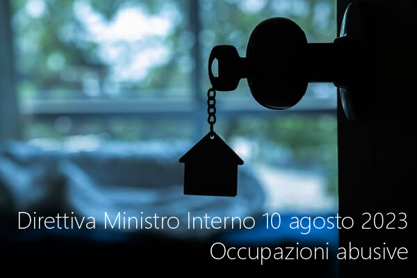 Direttiva Ministro dell Interno 10 agosto 2023 Direttiva Ministro dell Interno 10 agosto 2023
