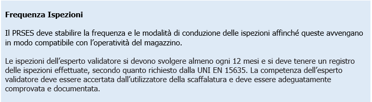 Documento validazione e Rapporto ispezione scaffalature metalliche UNI 11636 2023 05 Documento validazione e Rapporto ispezione scaffalature metalliche UNI 11636 2023 05