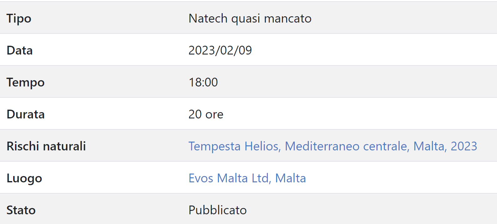 Incidente Natech 2 Incidente Natech 2