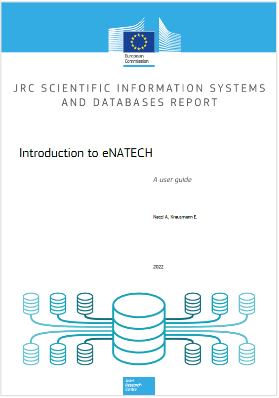 Introduction to eNATECH A user guide JRC 2022 Introduction to eNATECH A user guide JRC 2022