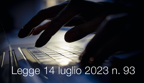 Legge 14 luglio 2023 n 93 Legge 14 luglio 2023 n 93