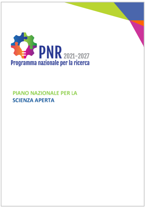 Programma Nazionale per la Ricerca PNR 2021 2027 Programma Nazionale per la Ricerca PNR 2021 2027
