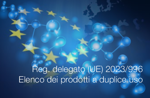 Reg delegato UE 2023 996 Reg delegato UE 2023 996