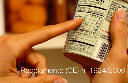 Regolamento CE n 1924 2006 Regolamento CE n 1924 2006