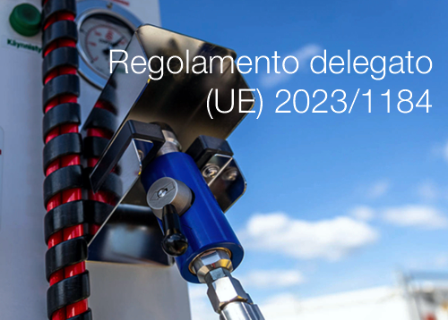 Regolamento delegato UE 2023 1184 Regolamento delegato UE 2023 1184