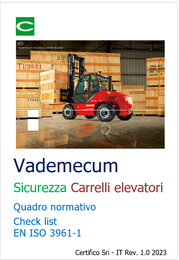 Vademecum Sicurezza carrelli elevatori 2023 Vademecum Sicurezza carrelli elevatori 2023
