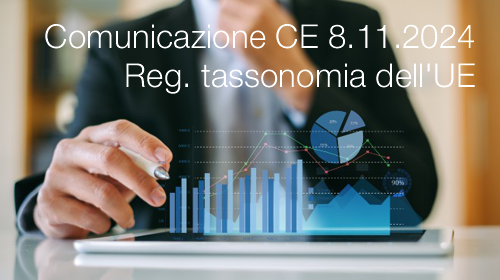 Comunicazione CE dell 8 11 2024 Comunicazione CE dell 8 11 2024