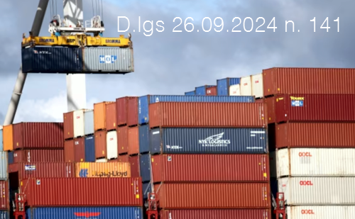 D lgs 26 09 2024 n 141 D lgs 26 09 2024 n 141