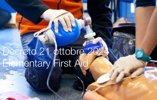Decreto 21 ottobre 2024 Elementary First Aid Decreto 21 ottobre 2024 Elementary First Aid