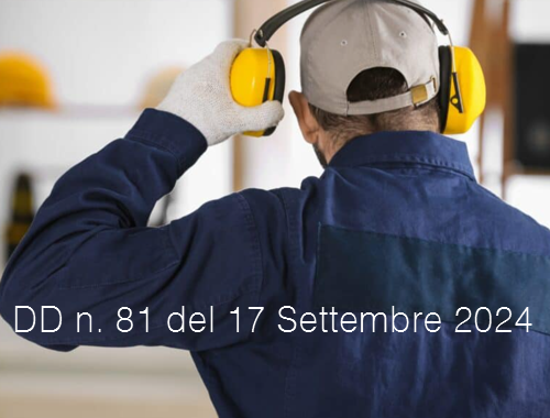 Decreto direttoriale n 81 del 17 Settembre 2024 Decreto direttoriale n 81 del 17 Settembre 2024