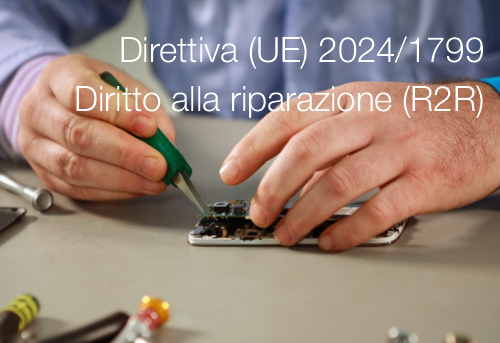 Direttiva UE 2024 1799 Direttiva diritto alla riparazione R2R Direttiva UE 2024 1799 Direttiva diritto alla riparazione R2R