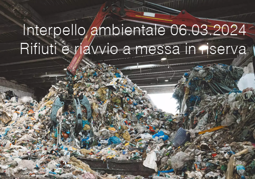 Interpello ambientale 06 03 2024 Rifiuti R13 Interpello ambientale 06 03 2024 Rifiuti R13