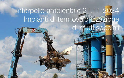 Interpello ambientale 21 11 2024 Impianti di termovalorizzazione di rifiuti speciali Interpello ambientale 21 11 2024 Impianti di termovalorizzazione di rifiuti speciali