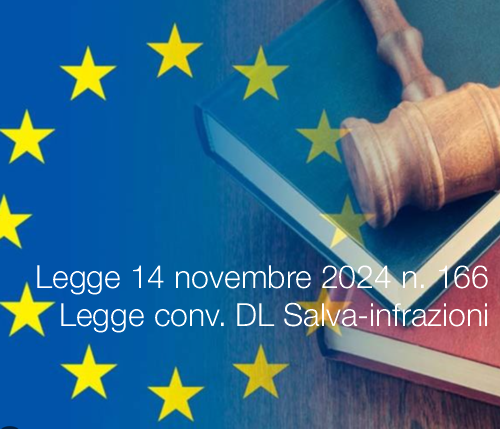 Legge 14 novembre 2024 n 166 Legge conv DL Salva infrazioni Legge 14 novembre 2024 n 166 Legge conv DL Salva infrazioni
