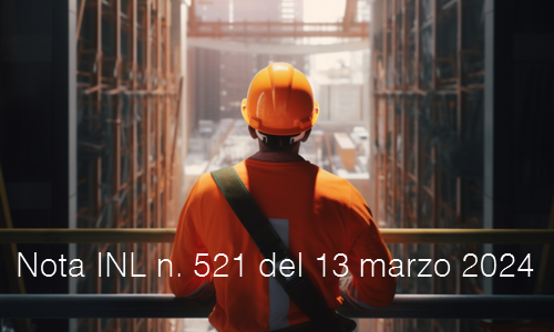 Nota INL prot n 521 del 13 marzo 2024 Nota INL prot n 521 del 13 marzo 2024