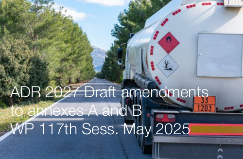 ADR 2027 Draft amendments to annexes A and B WP 117th Sess May 2025 ADR 2027 Draft amendments to annexes A and B WP 117th Sess May 2025