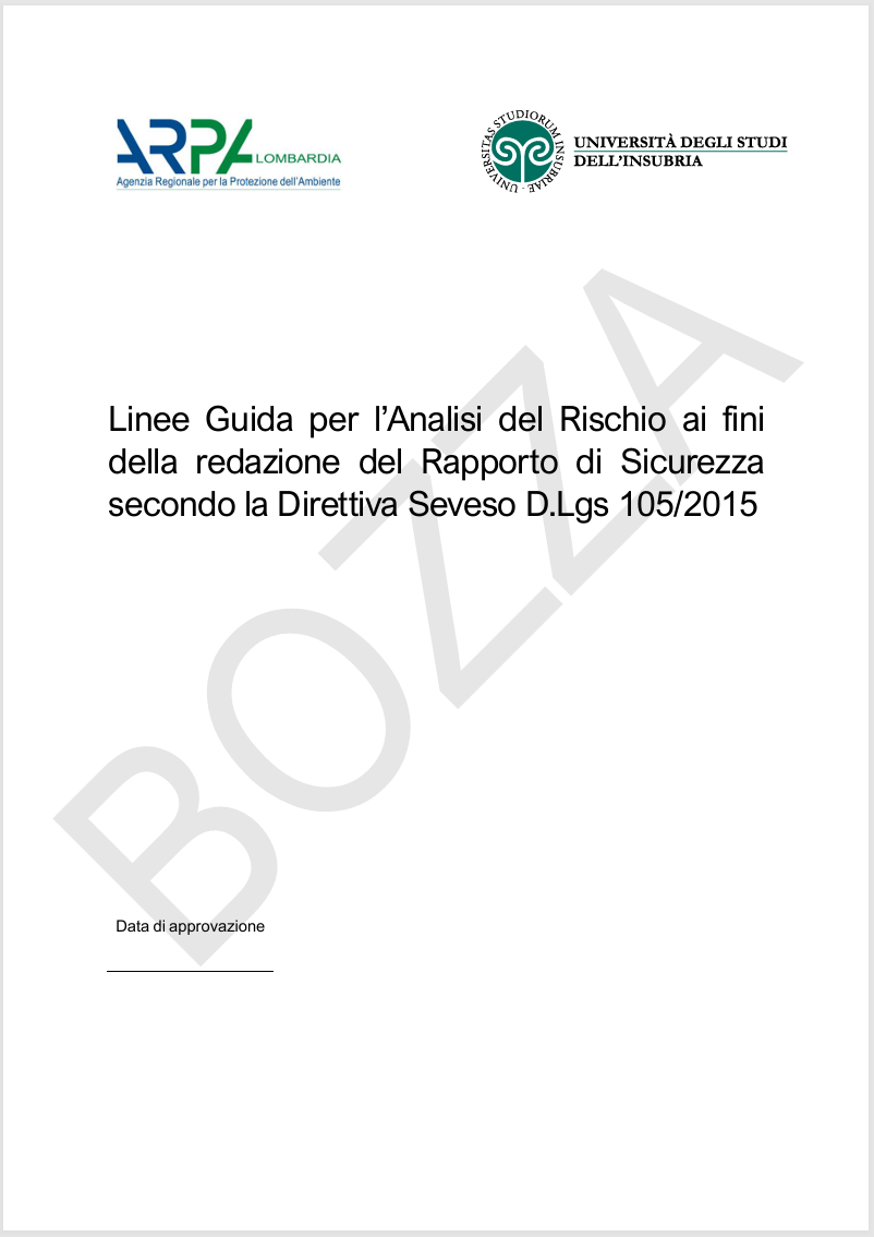 Bozza linee guida analisi del rischio direttiva Seveso