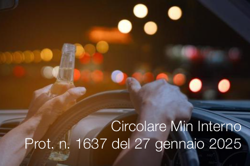 Circolare Min Interno Prot n 1637 del 27 gennaio 2025 Circolare Min Interno Prot n 1637 del 27 gennaio 2025