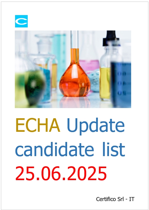 ECHA  Update candidate list 25 06 2025