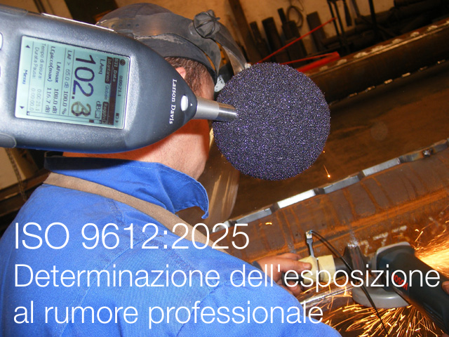 ISO 9612 2025 Determinazione dell esposizione al rumore professionale