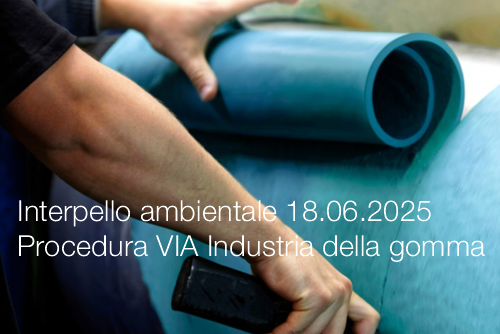 Interpello ambientale 18 06 2025 Procedura di Verifica di Assoggettabilit a VIA Industria della gomma Interpello ambientale 18 06 2025 Procedura di Verifica di Assoggettabilit a VIA Industria della gomma