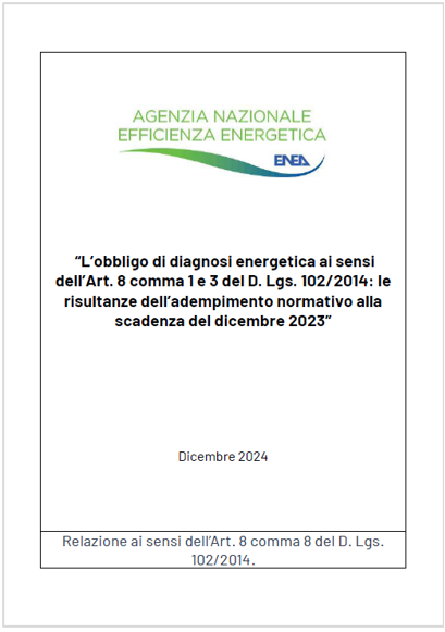 L obbligo di diagnosi energetica ENEA 2024 L obbligo di diagnosi energetica ENEA 2024