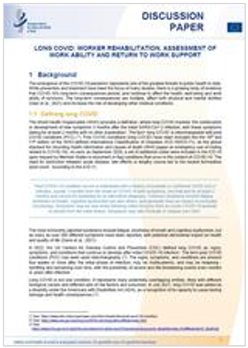 Long COVID Guida pratica EU OSHA 2025 3 Long COVID Guida pratica EU OSHA 2025 3