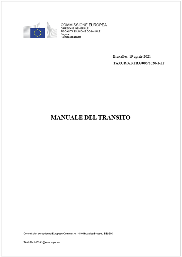 Manuale del transito Manuale del transito