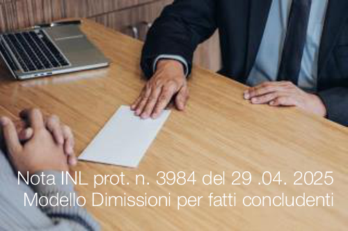 Nota INL prot n 3984 del 29 aprile 2025 Nota INL prot n 3984 del 29 aprile 2025