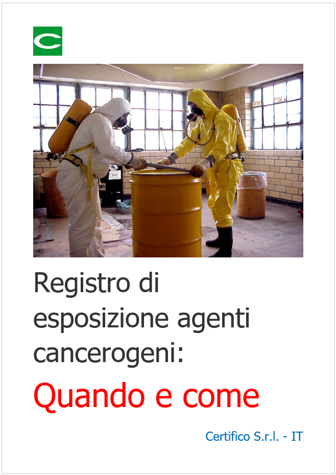 Registro esposizione agenti cancerogeni   Quando e Come