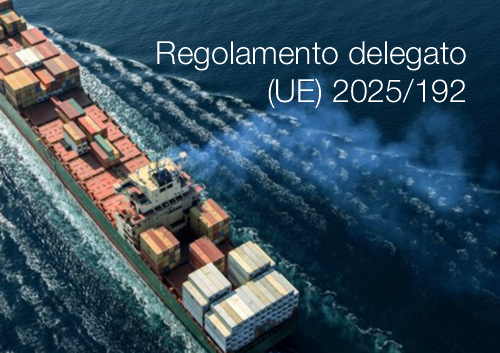Regolamento delegato UE 2025 192 Regolamento delegato UE 2025 192