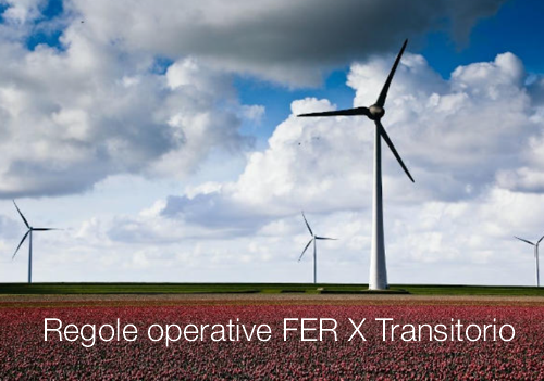 Regole operative FER X Transitorio Regole operative FER X Transitorio