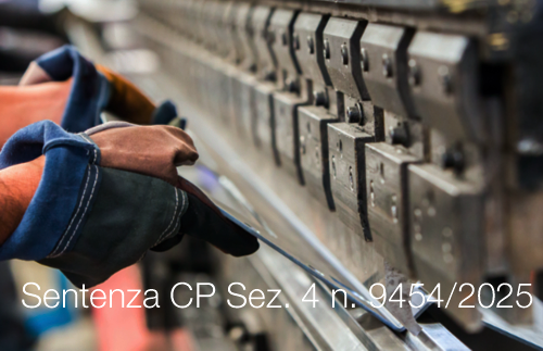 Sentenza CP Sez 4 n 9454 2025 Sentenza CP Sez 4 n 9454 2025