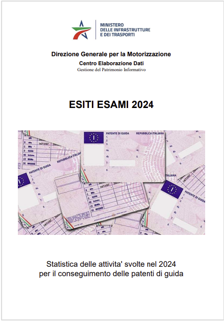 Statistica esami patenti di guida 2024 Statistica esami patenti di guida 2024