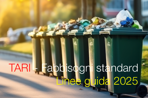 TARI Fabbisogni standard Linee guida 2025 TARI Fabbisogni standard Linee guida 2025