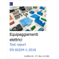 test report en 60204-1 2018