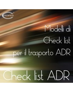 modelli check list adr