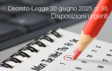 Decreto Legge 30 giugno 2025 n  95   Disposizioni urgenti