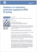 Il Fit test sui DPI per la protezione delle vie respiratorie prima della loro adozione Guidance on respiratory protective equipment RPE fit testing