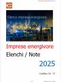 Imprese energivore: Elenchi / Note 2025 Imprese energivore Elenchi e Note 2025